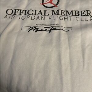 Jordan White Crewneck Sweater